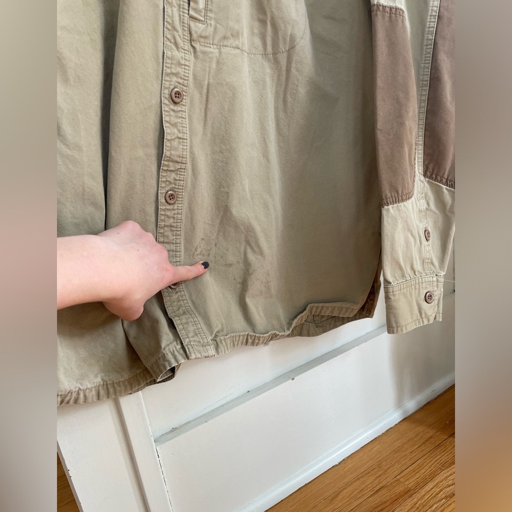 Eddie Bauer Sport Shop Hunting Shirt Jacket. Size XLT. Vented Canvas Feel - Picture 7 of 7